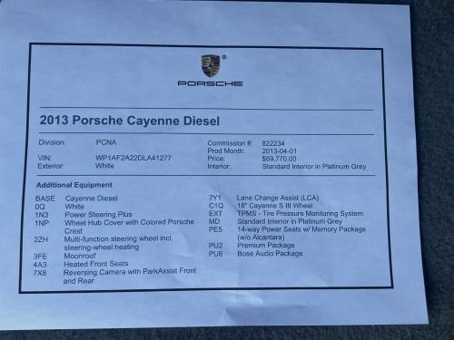 2013 PORSCHE Cayenne Diesel